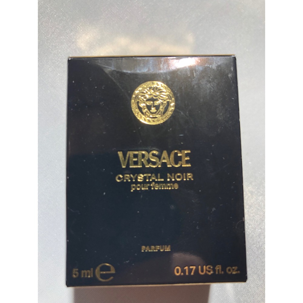 Versace Crystal Noir Parfum Pour Femme Mini 5ml 0.17oz Travel Size with Box